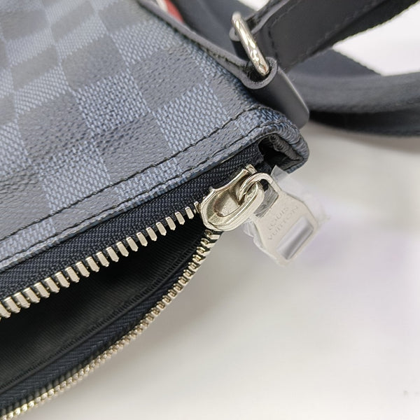 MICK PM Damier Coated Canvas Blue