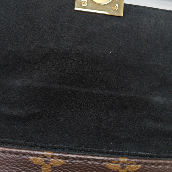 LOCKY BB Monogram Coated Canvas Brown