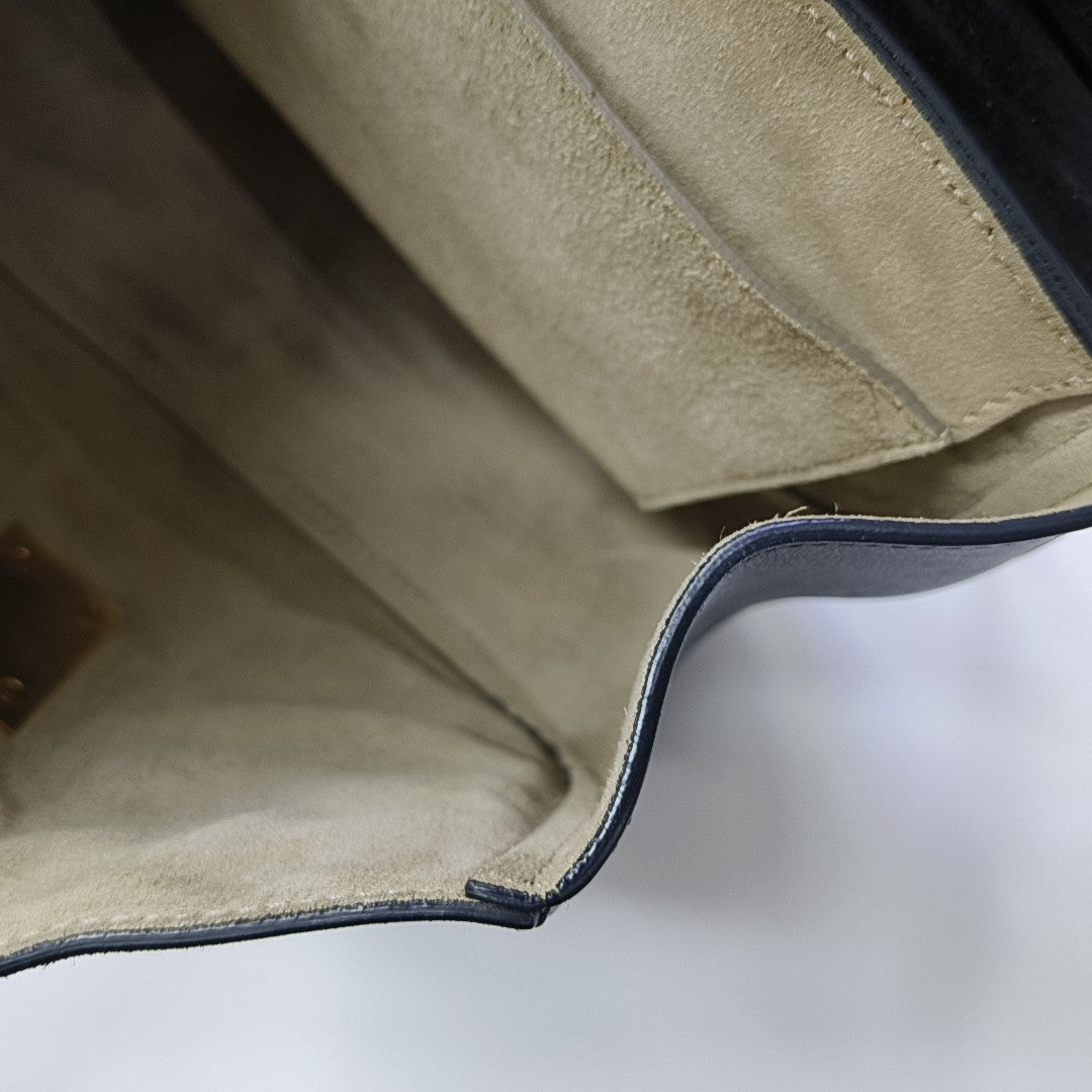 Drew Medium Calfskin Black