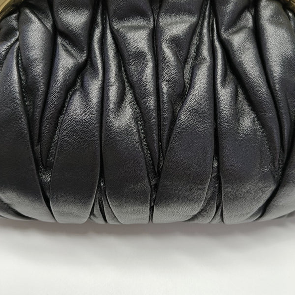 Miu Belle Lambskin Black