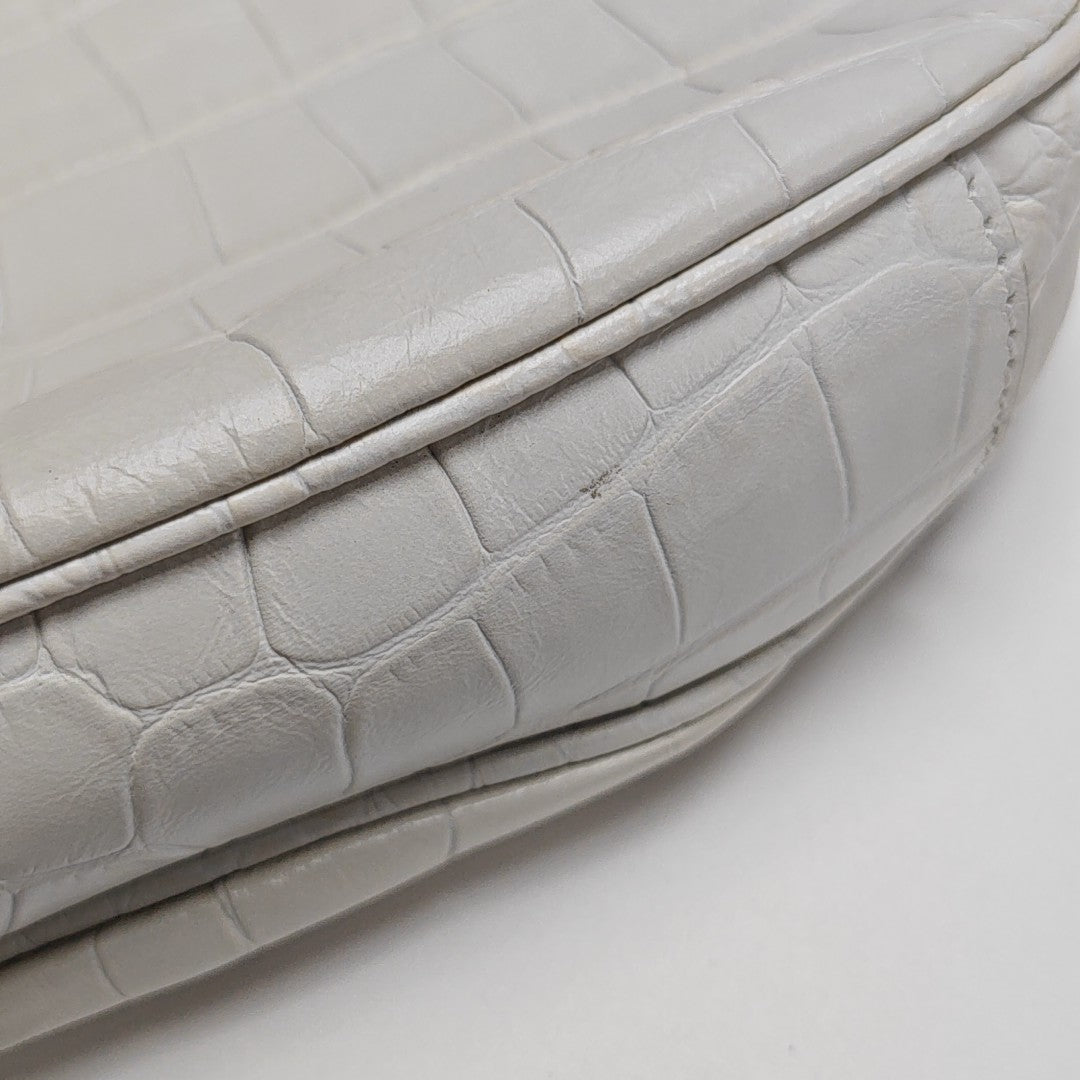 Le Cagole Mini Calfskin White