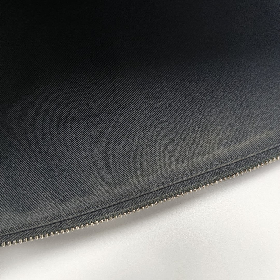 Damier Graphite Coated Canvas Clutch Gray
