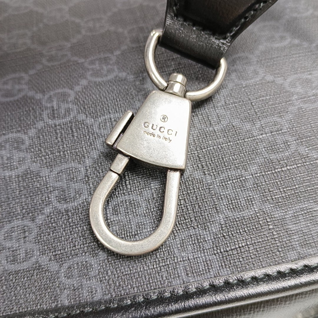 Retro Monogram Coated Canvas Black