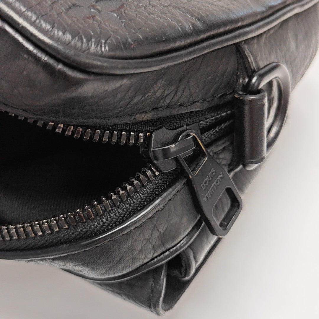 STEAMER Monogram Calfskin Black