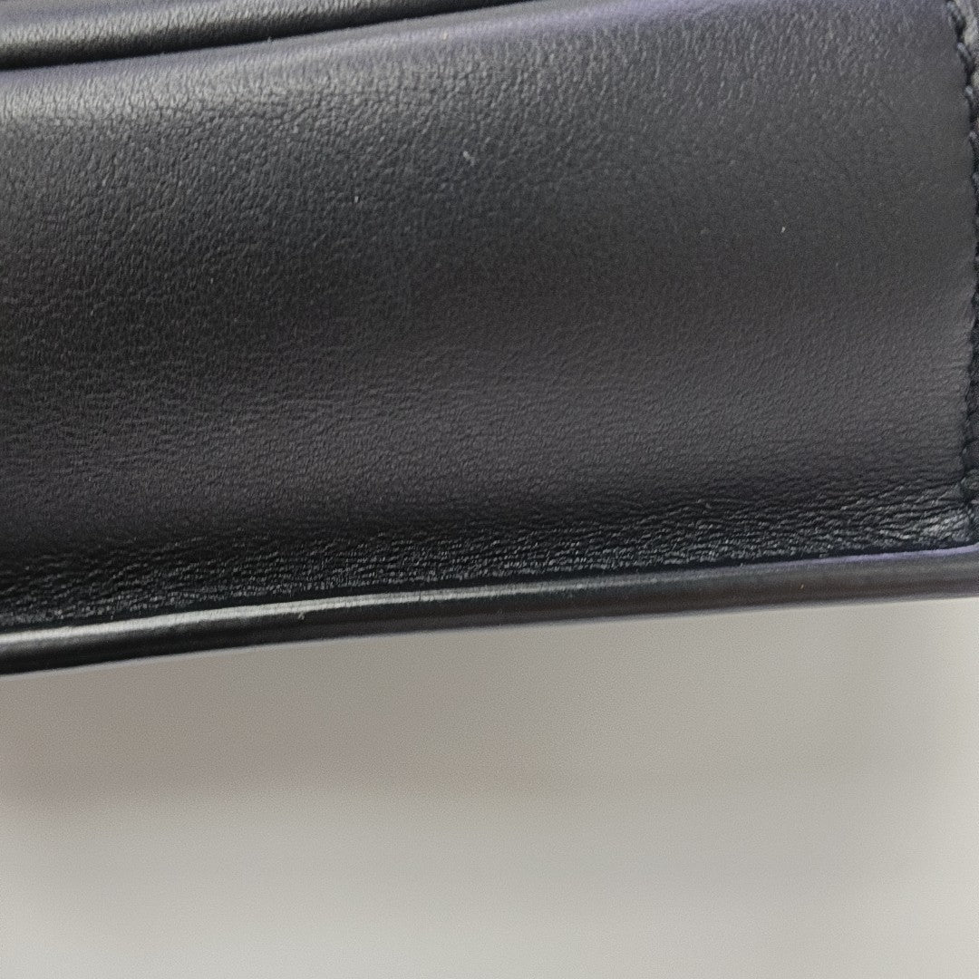 Calfskin Shoulder Bag Black