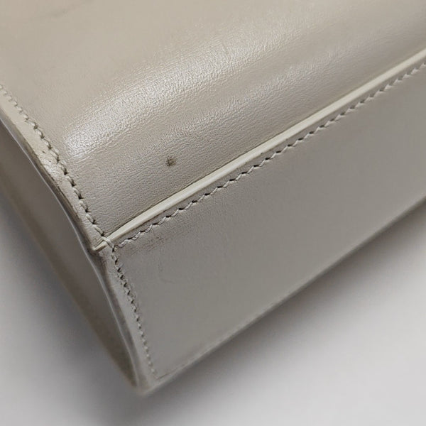 MANHATTAN Medium Calfskin White