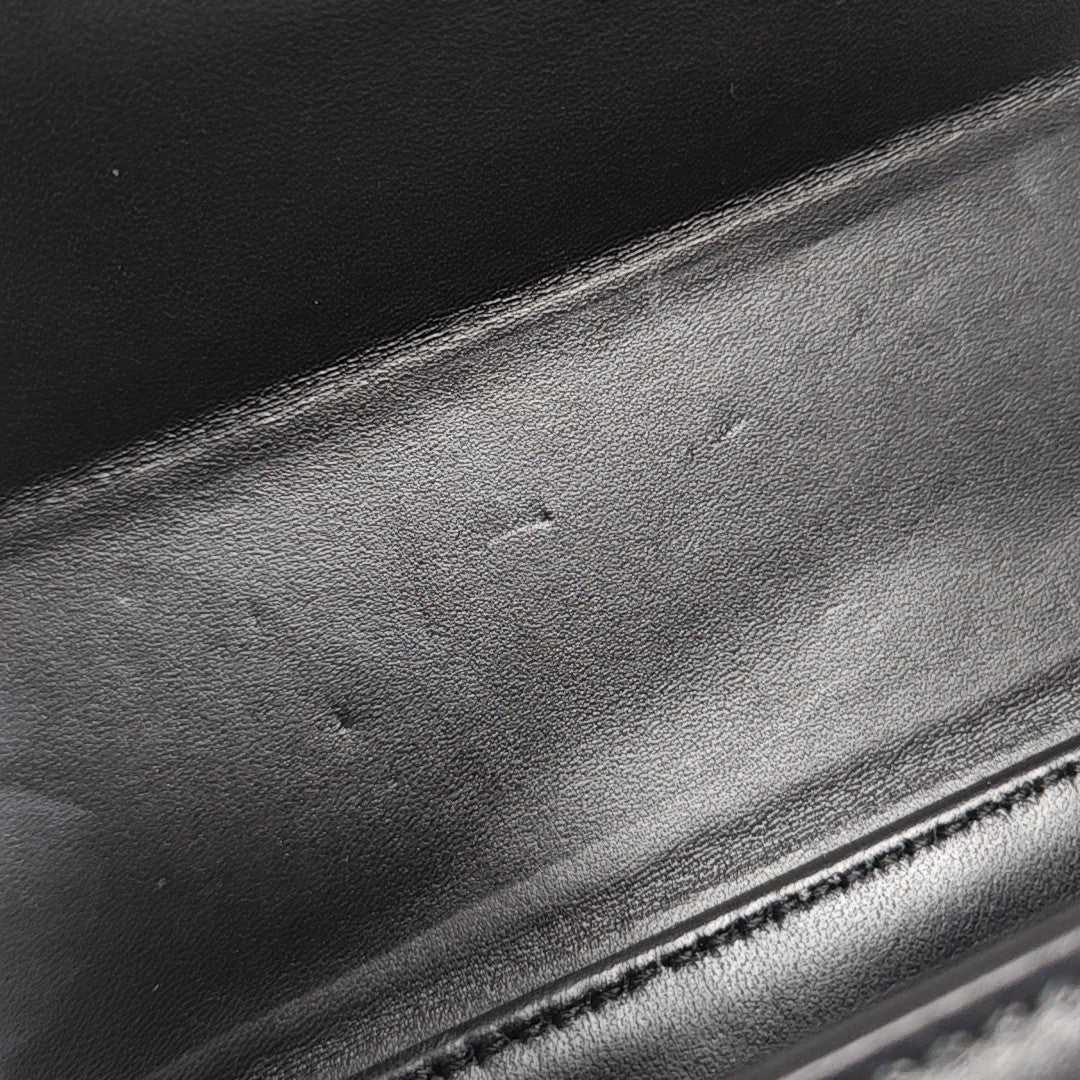30 Montaigne Mini Calfskin Black