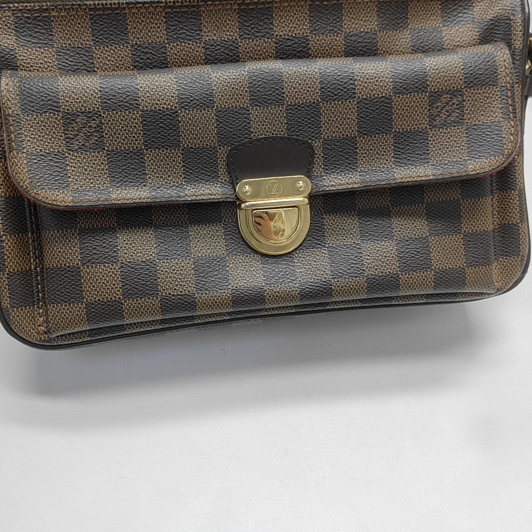 RAVELLO GM Damier Ebene Coated Canvas Brown