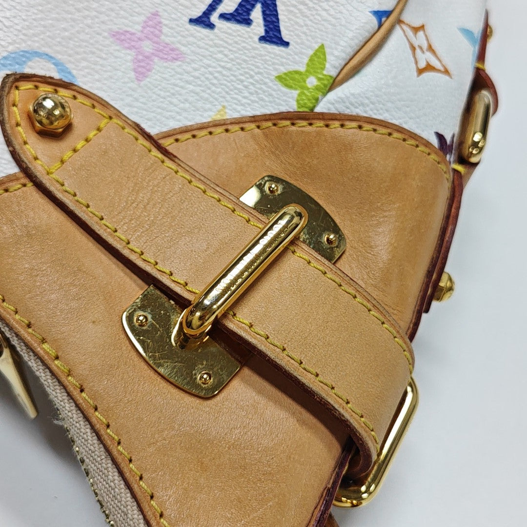 GRETA Monogram Coated Canvas White