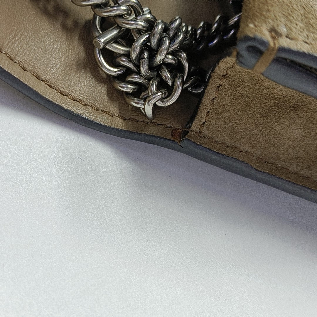 Dionysus Super Mini Monogram Coated Canvas Beige