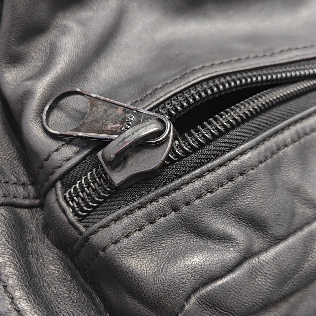Leather Backpack Black