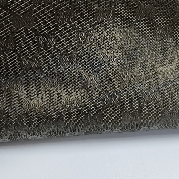 GG Imprime Monogram Coated Canvas Green