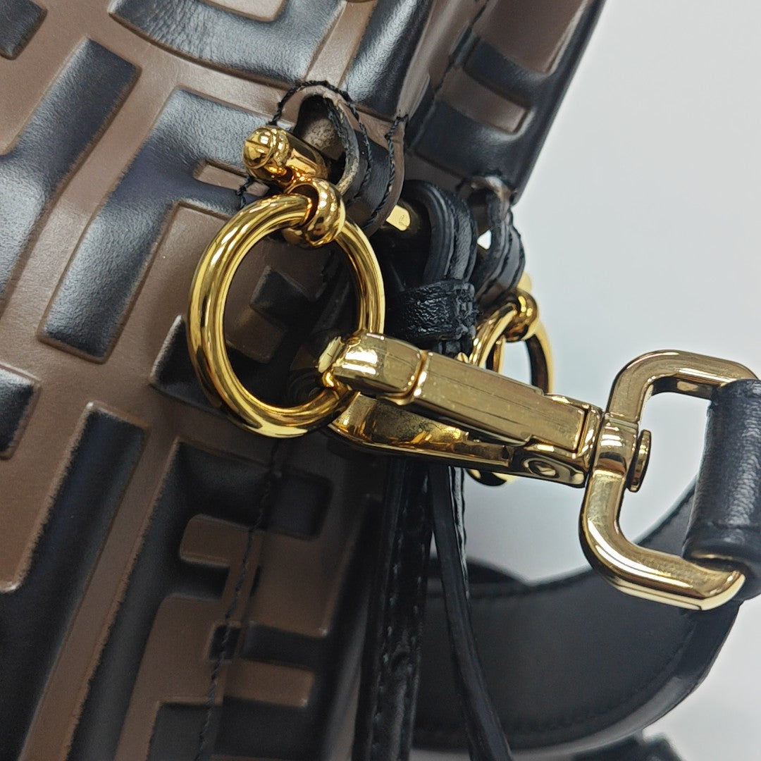 Mon Tresor Mini Monogram Calfskin Brown