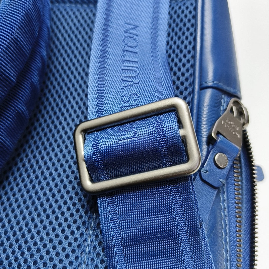 MICHAEL Damier Calfskin Blue
