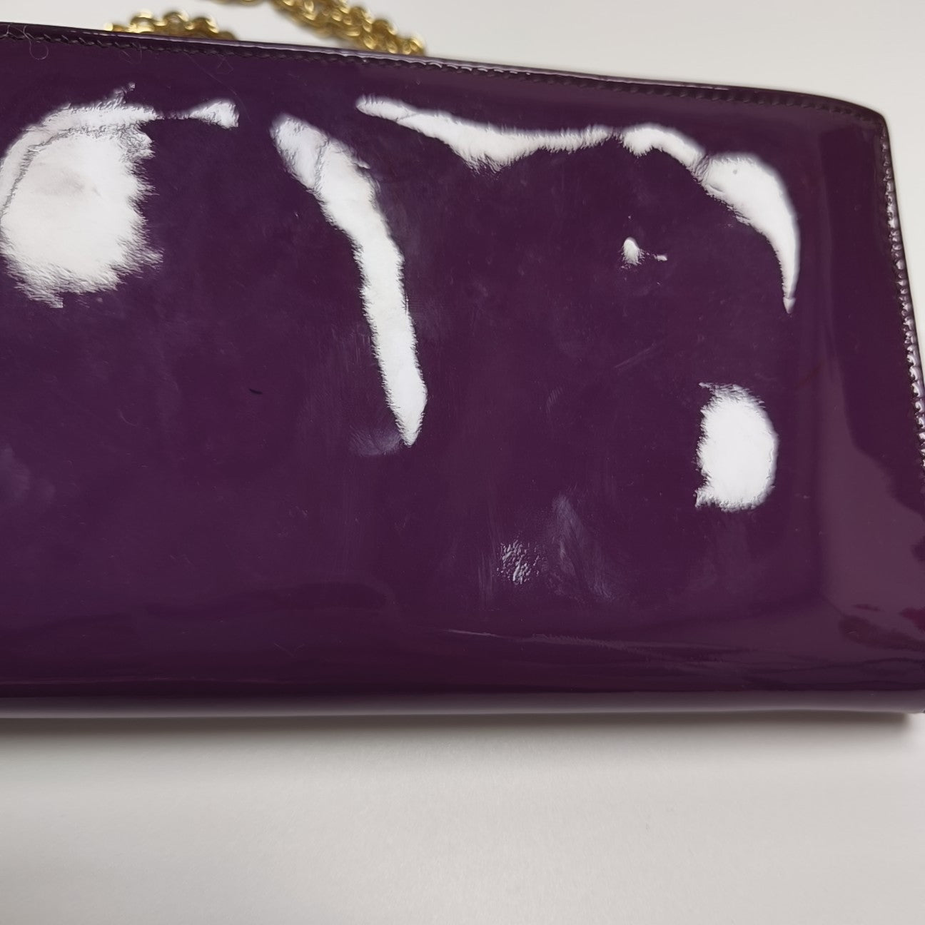 Calfskin Shoulder Bag Purple