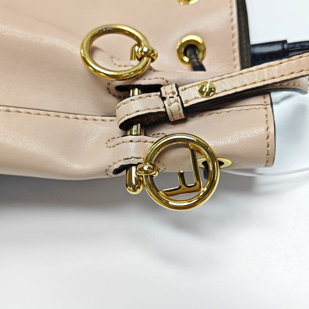 Authenticated pre-owned  Mon Tresor Mini Calfskin Pink - Bucket Bag at Looply