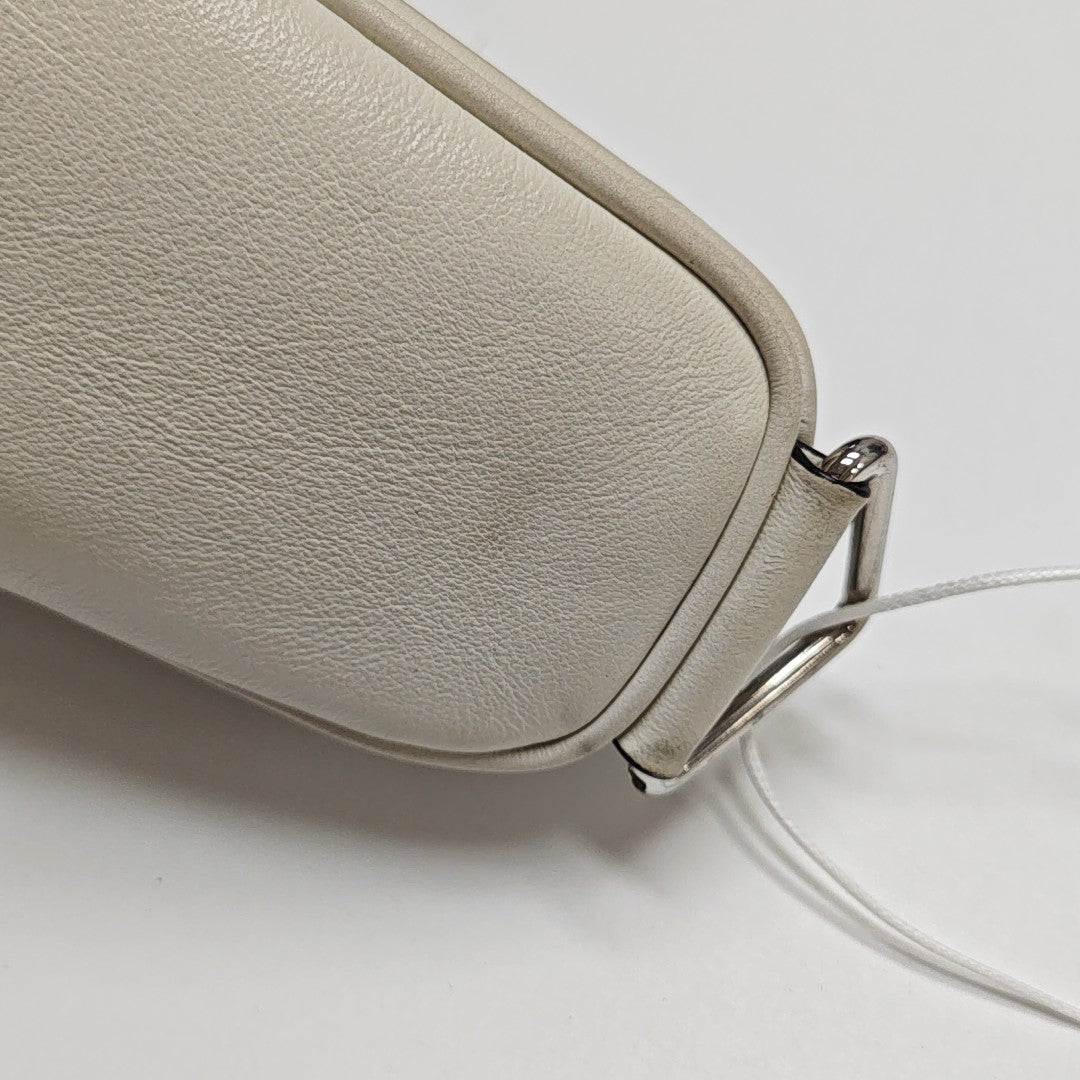 Triangle Calfskin White