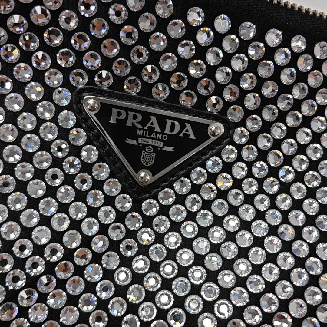 Special Material Top Handle Bag Silver