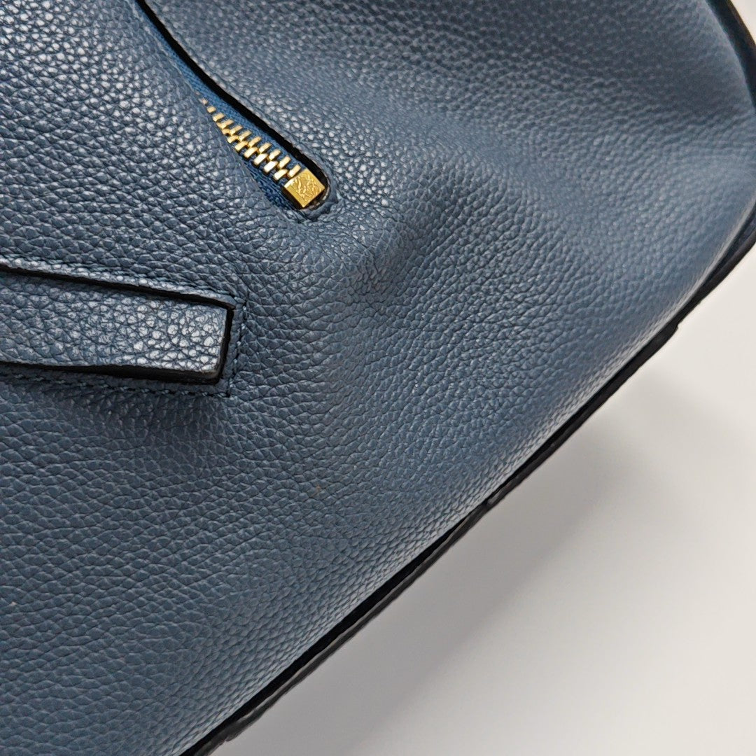 Hammock Small Calfskin Blue