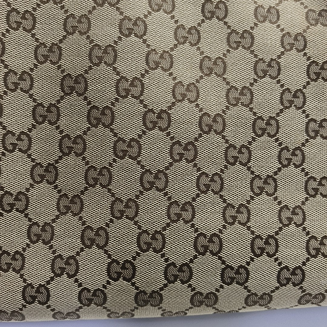 Monogram Canvas Tote Bag Brown