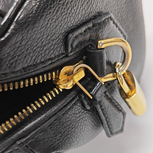 SPEEDY 20 Monogram Calfskin Black