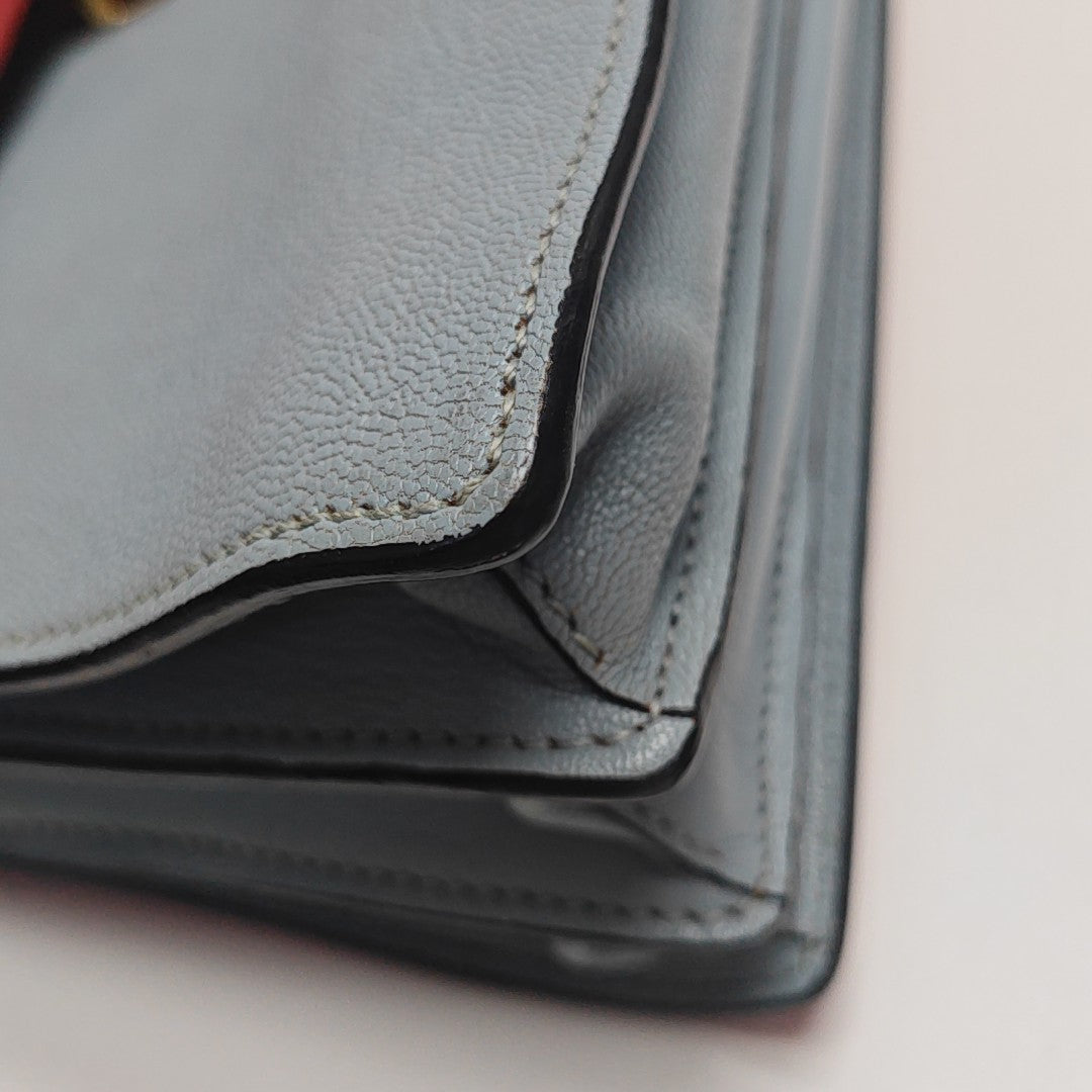 Calfskin Shoulder Bag Multicolor