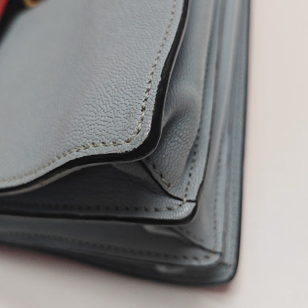 Calfskin Shoulder Bag Multicolor