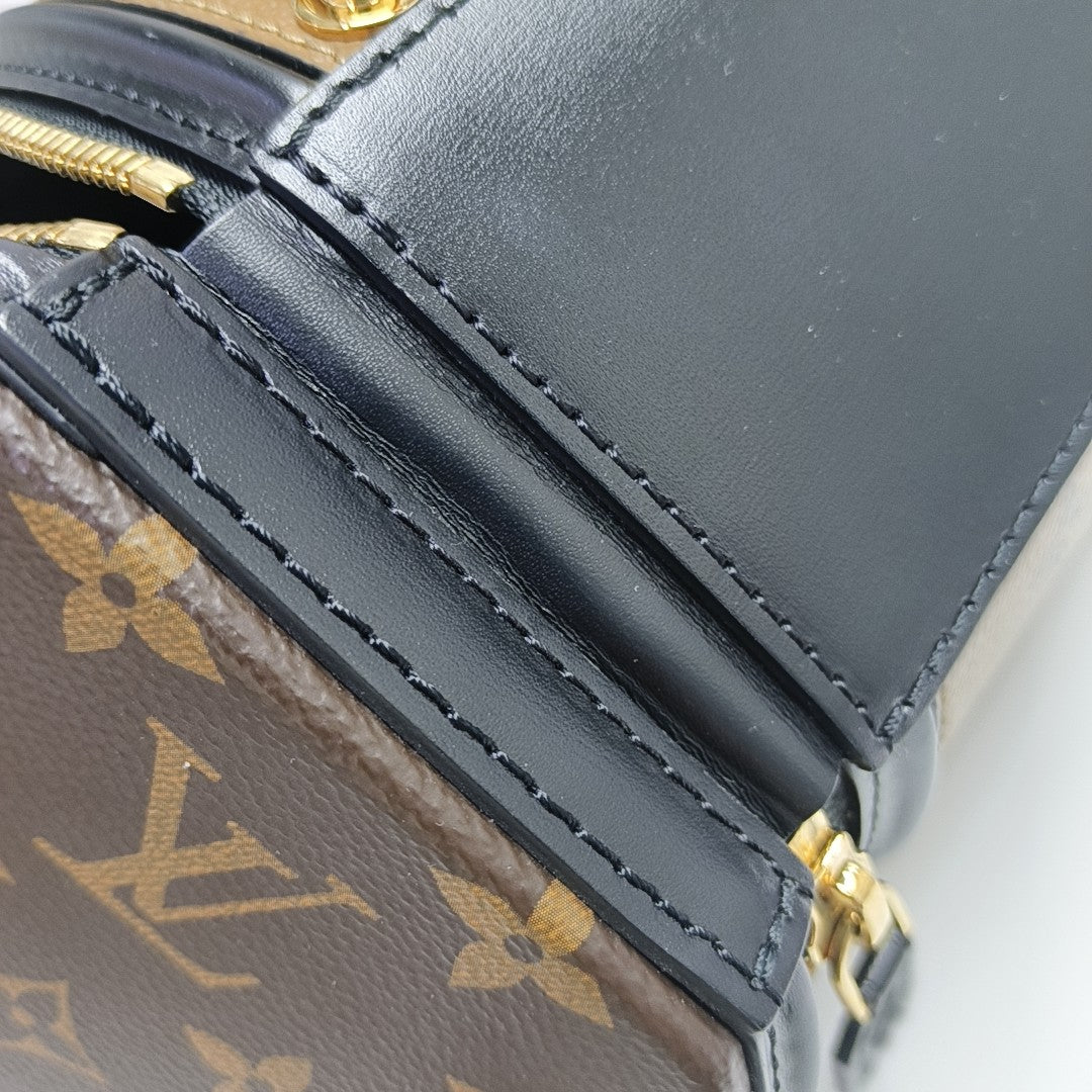 CANNES PM Monogram Coated Canvas Brown