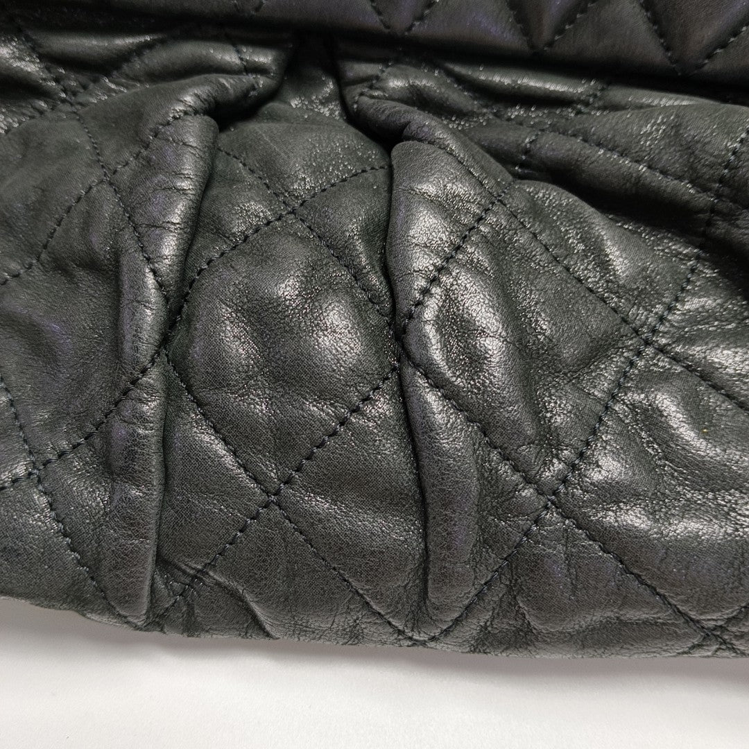 IRIDESCENT Quilted Calfskin Gray