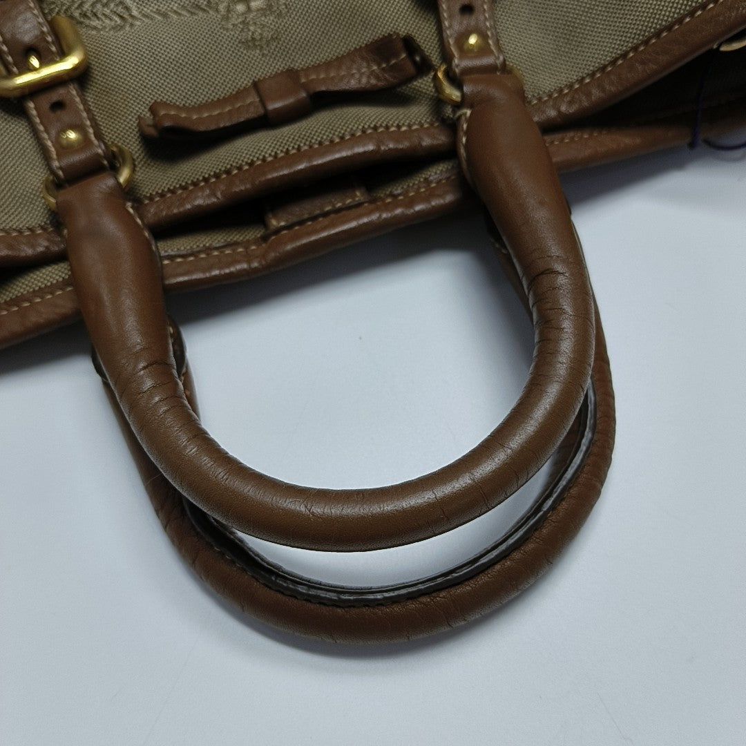 Fabric Tote Bag Brown