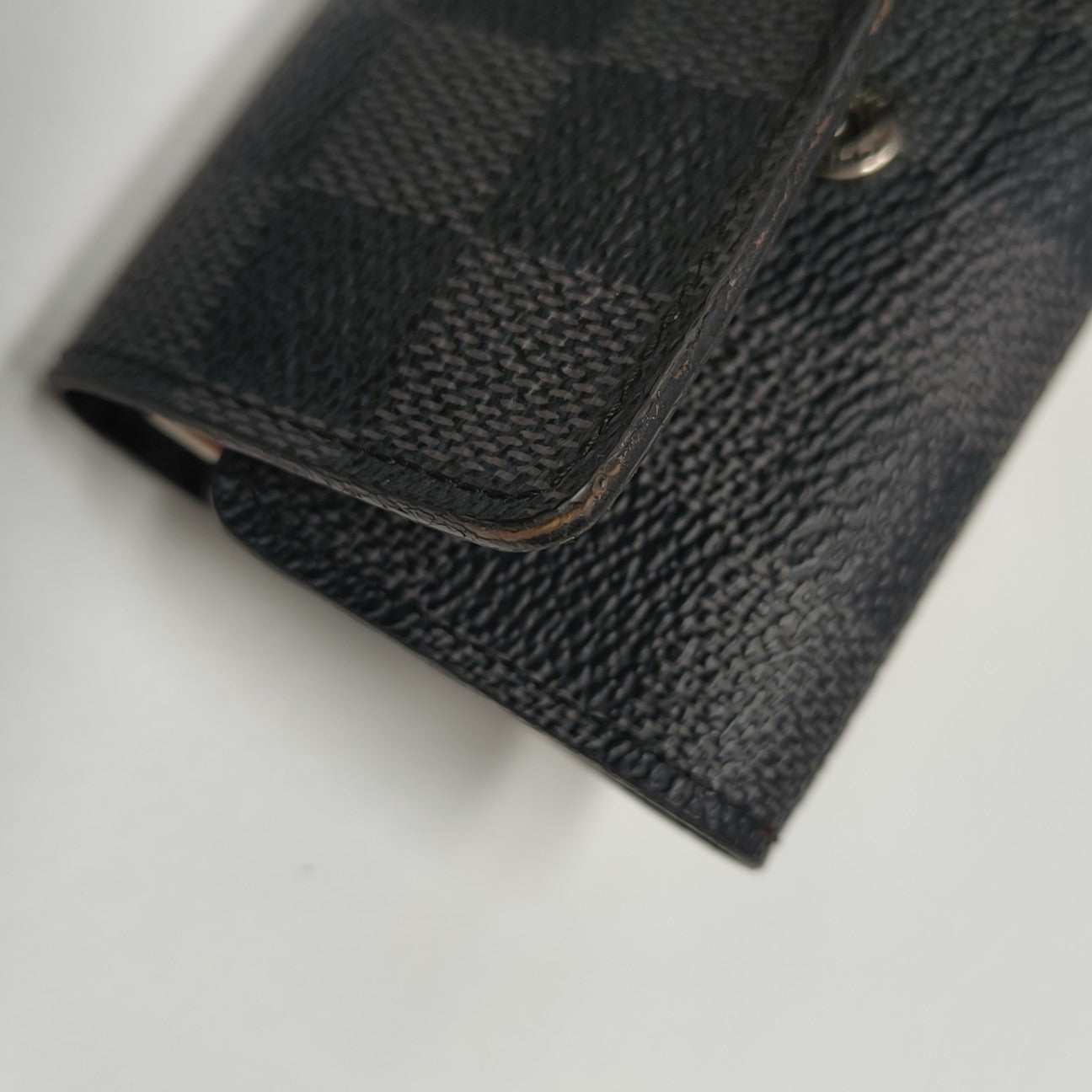 Damier Graphite Coated Canvas Wallet Gray