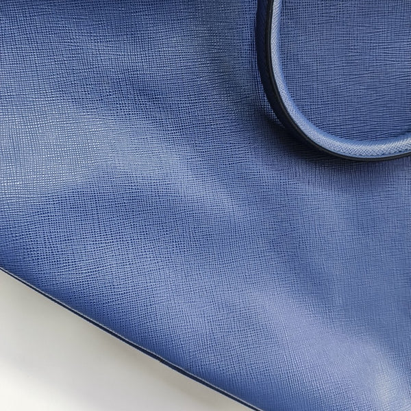 Galleria Large Saffiano Calfskin Blue