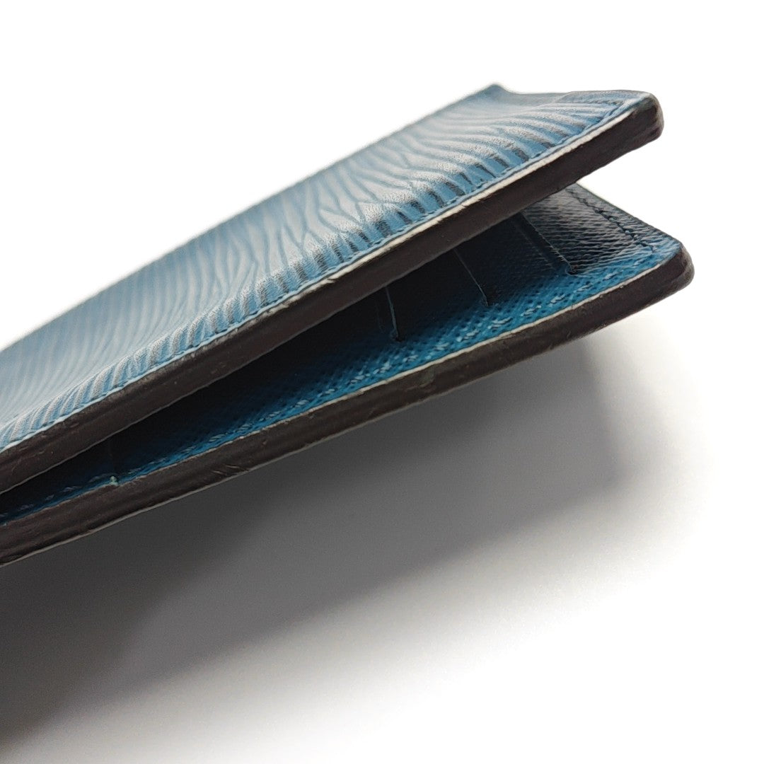 Epi Card Holder Blue