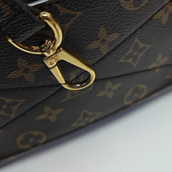 MONTAIGNE Monogram Coated Canvas Brown