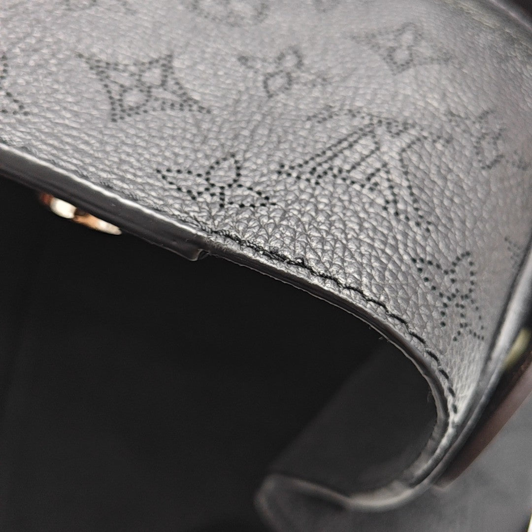 HINA PM Monogram Calfskin Black