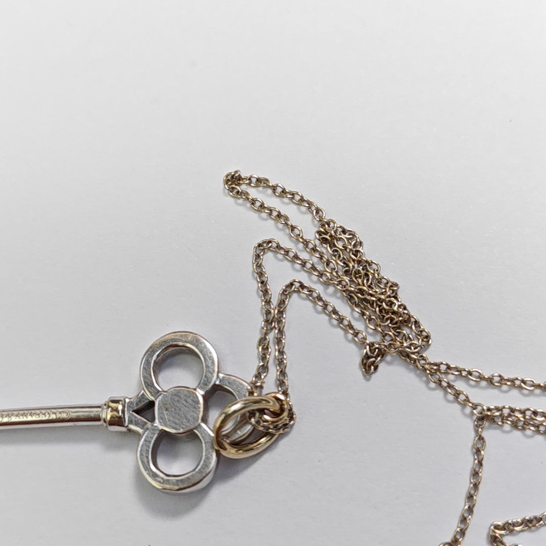 18k White Gold Silver Jewelry Set