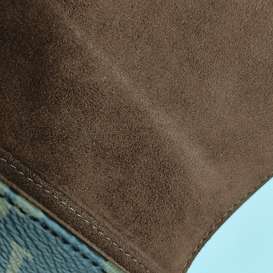 LOCKY BB Monogram Coated Canvas Brown