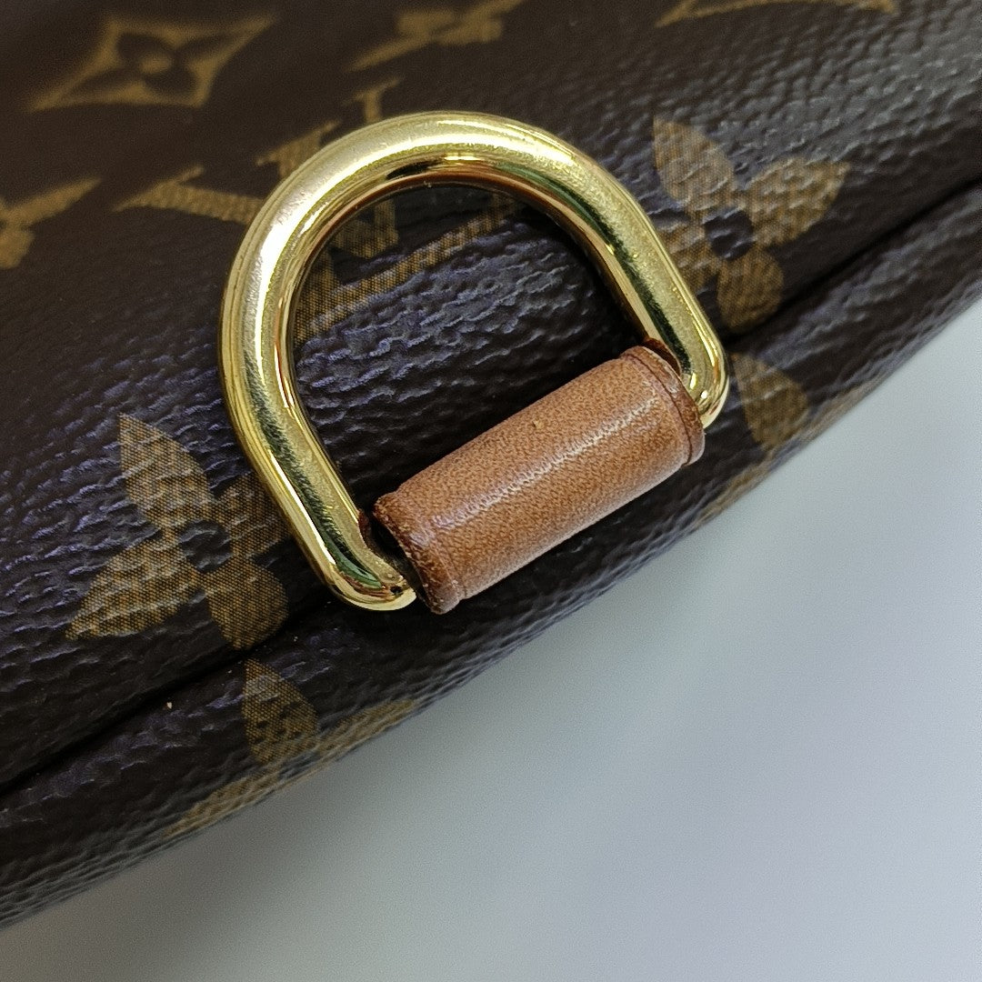 BUMBAG Monogram Coated Canvas Brown