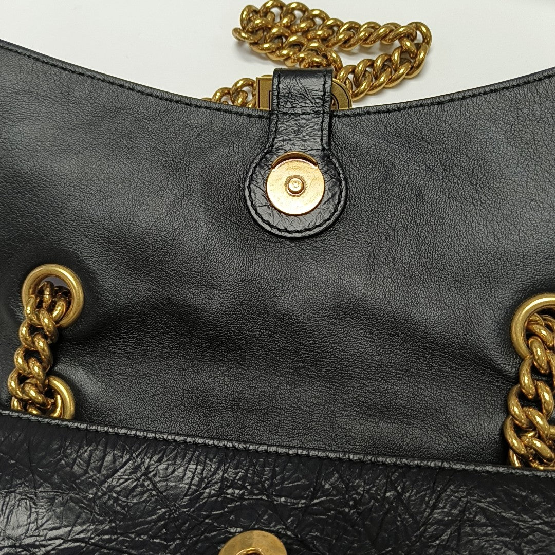 Crush Small Calfskin Black