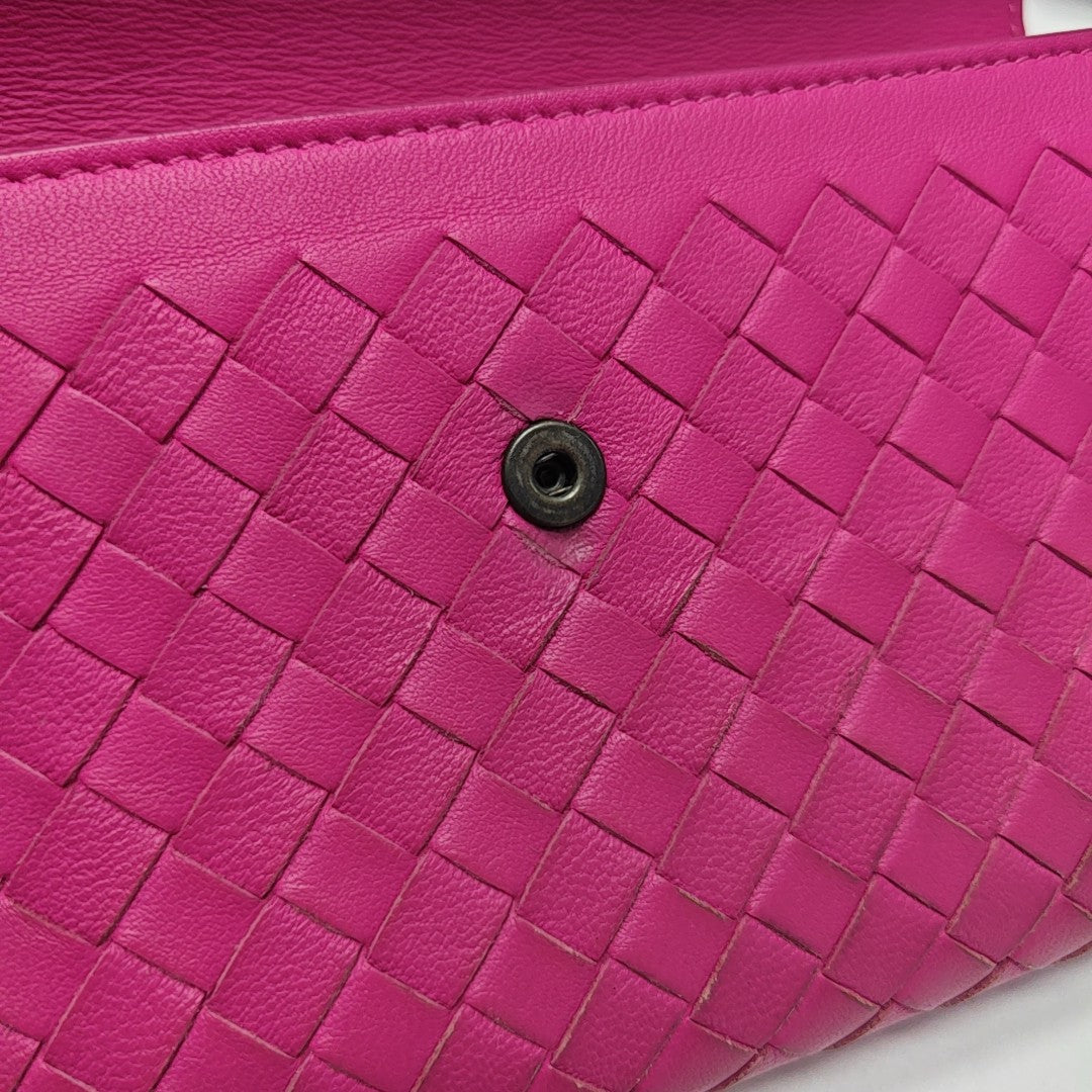 Lambskin Wallet Red