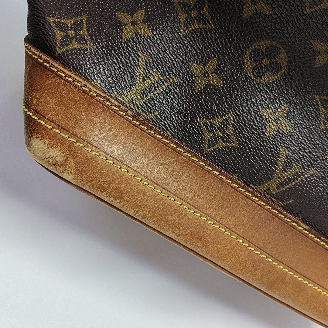 NOÉ GM Monogram Coated Canvas Brown