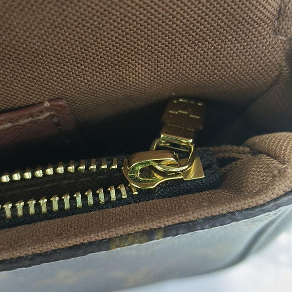 IVY Monogram Coated Canvas Brown