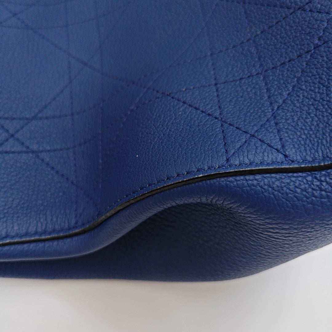 Nwts Ultra Med Cannage Calfskin Blue