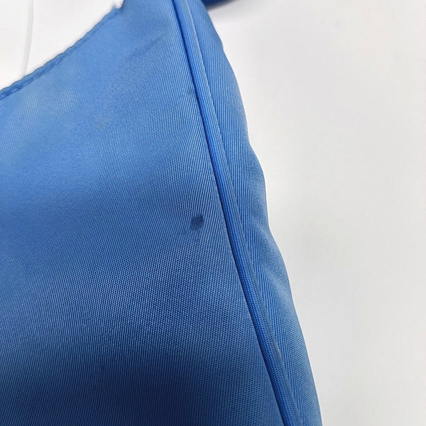 Authenticated pre-owned  Re-Edition2000 Mini Nylon Blue - Top Handle Bag at Looply