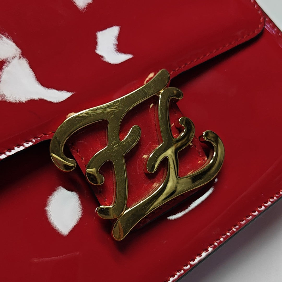 Karligraphy Patent Leather Red