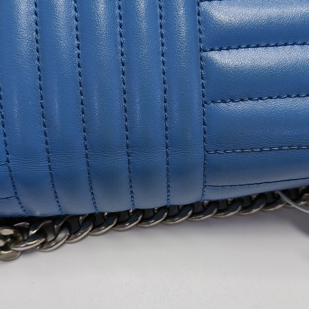 Diagramme Quilted Calfskin Blue