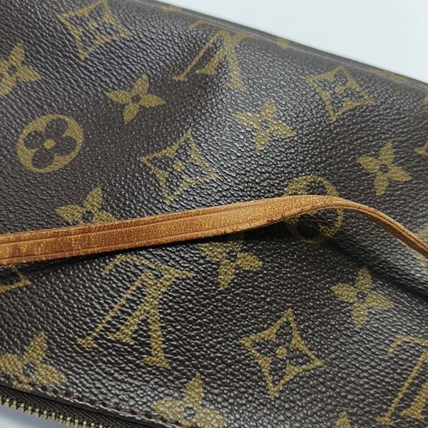 ACCESSOIRES Monogram Coated Canvas Brown