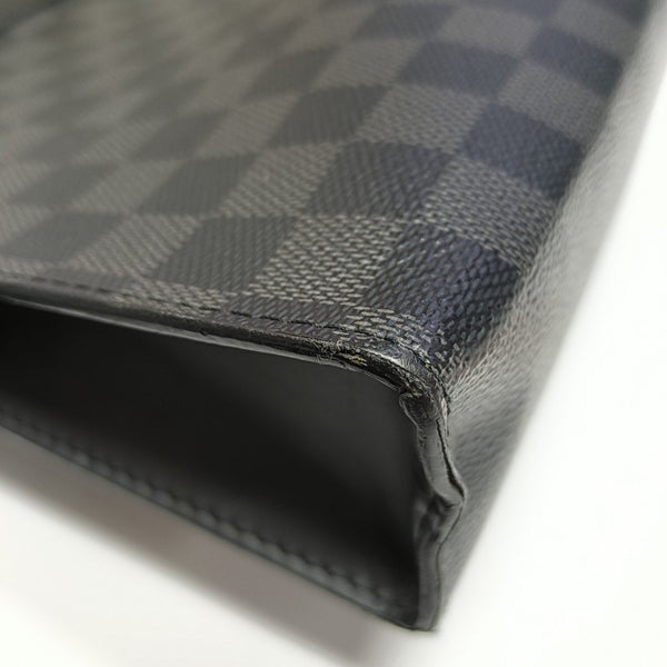 Pochette Voyag MM Damier Graphite Coated Canvas Gray
