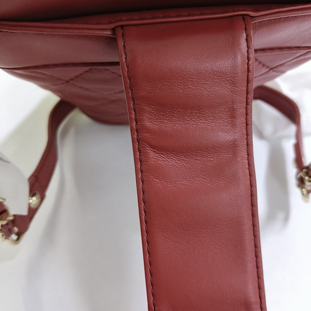Quilted Calfskin Red