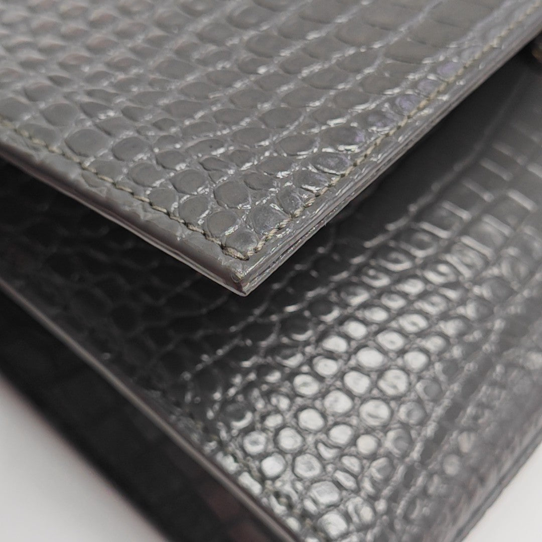 KATE Medium Calfskin Gray